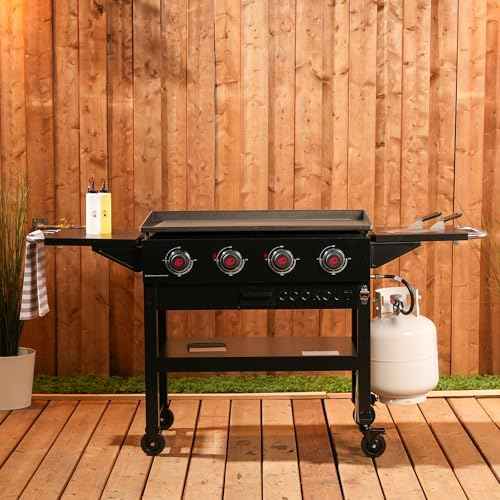 Coleman Flat Top 5-Piece BBQ Griddle Tool Kit, Stainless Steel Grilling Tool Kit with 2 Spatulas, Scraper, and 2 Squeeze Bottles, for Gas Grills and Griddles