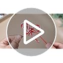 Candy Bow Ornaments for Christmas Tree Decorations - 24 Pieces, Candy Cane Style