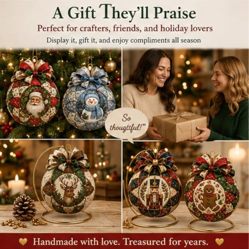 Christmas Classics Patchwork Ornament DIY Kit - Nutcracker Variation