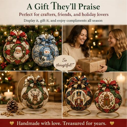 Christmas Classics Patchwork Ornament DIY Kit - Nutcracker Variation