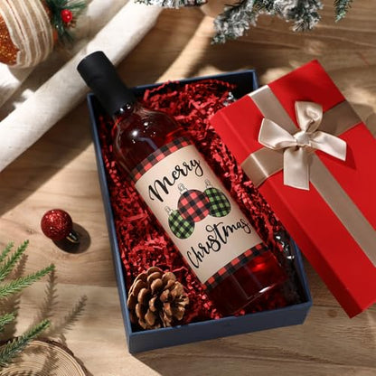 Maxcheck 44 Pcs Christmas Plastic Wine Bottle Set Cap - Clear & Elegant