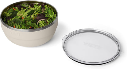 YETI Nestable Standard Food Storage Bowl Set, (1) 1 QT, (1) 2 QT, and (1) 4.5 QT, Cape Taupe