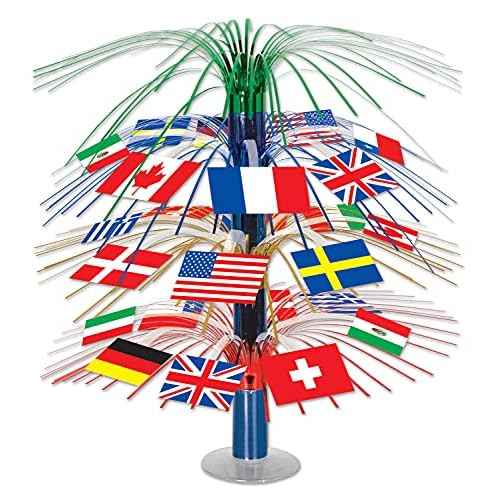 Beistle International Flag Cascade Centerpiece