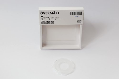 Ikea OVERMATT Silicone Food Lids, Set of 3, Multi-Colour