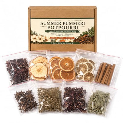 Simmer Pot Potpourri with Dried Citrus & Spices - Orange Variation