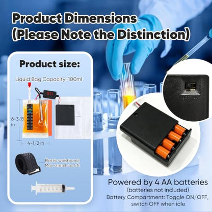 Electric Liquid Heating Pack 98.6°F with Digital Temp Display & Accessories
