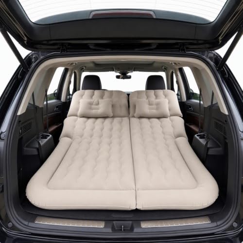 Inflatable SUV Air Mattress with Electric Pump for Camping & Road Trips