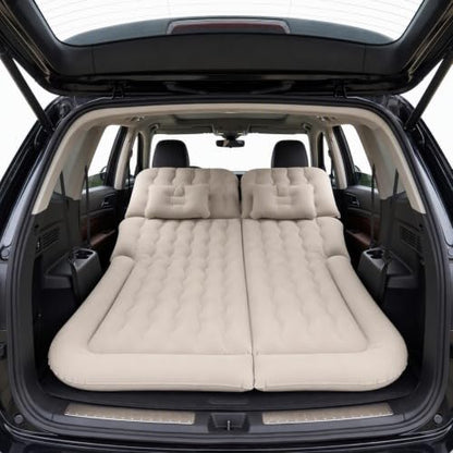 Inflatable SUV Air Mattress with Electric Pump for Camping & Road Trips