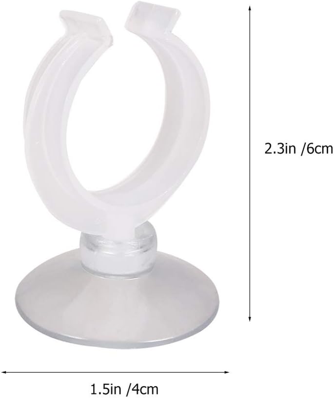 Skiennix 6-Pack Candle Holder Clamps - Suction Cups for Window Decor | Ideal for Holidays & Celebrations