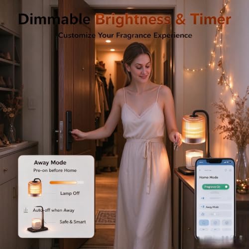 Smart WiFi Candle Warmer Lamp with Timer, App & Voice Control - 1 Pack