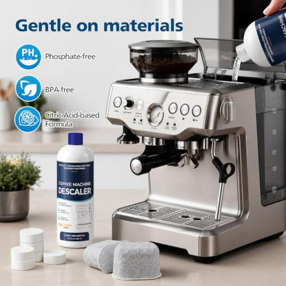Coffee Machine Cleaning Kit for Breville Espresso Machines - Descaler, Tablets, Water Filters