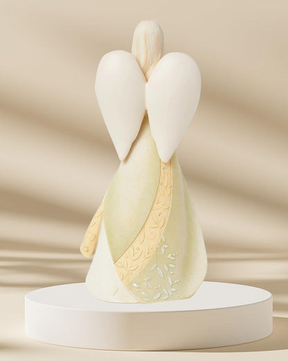 Regine Switzerland Retirement Gift - Angel Holding Clock Figurine for Women | Perfect Retirement Party Decoration