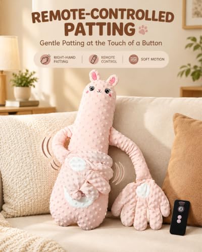 Yellow Plush Patting Pillow with Remote Control - Animal Cuddle Pillow