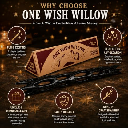 Breakable Wish Stick for Parties & Gatherings - Novelty Wishing Prop 1pcs