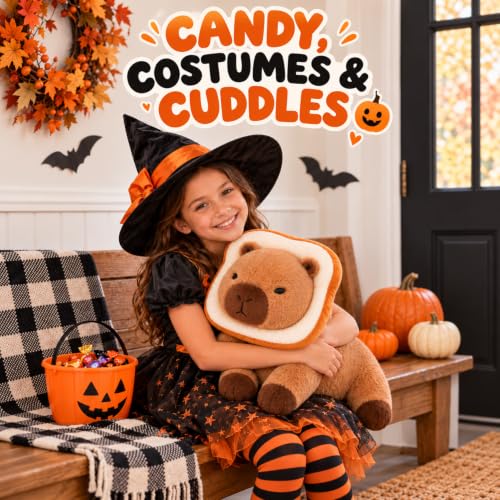 Weighted Capybara Plush Animal 5 lb for Adults, Sensory & Reusable Gift