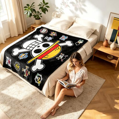 Anime Flannel Blanket for Fans 50x60 Inches Soft Cozy Gift