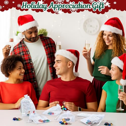 20-Piece Christmas Light Bulb Keychain Gift Set with Cards & Bags - Casual Variation