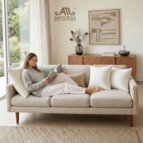 20x20 Memory Foam Throw Pillow Insert - Pack of 1, White
