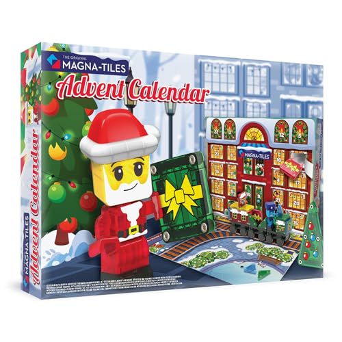 Magna-Tiles MicroMAGS Advent Calendar 34-Piece Magnetic Building Set