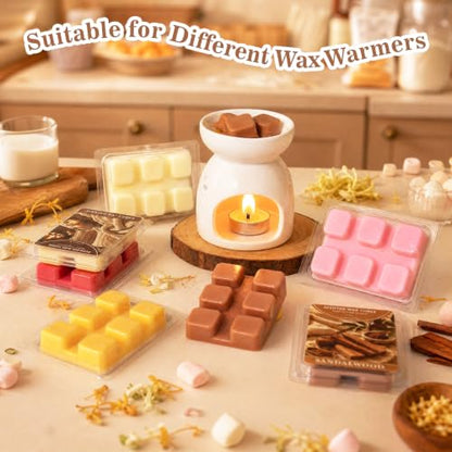 STRN Wax Melts - Soy Wax Cubes Fall Scented Set Yellow - Long Lasting Fragrance