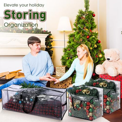Simgoing Large Christmas Tree & Garland Storage Bags - 7.5 Ft Tree & Square Variations
