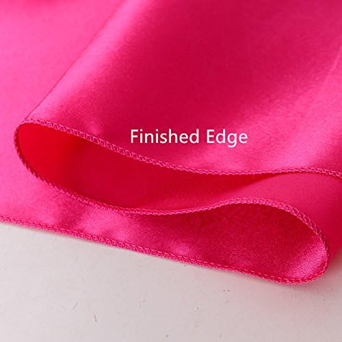 Skiennix Satin Chair Sashes - Elegant Tie Back Bows for Wedding & Party Decor | Light Pink (10 Pack)