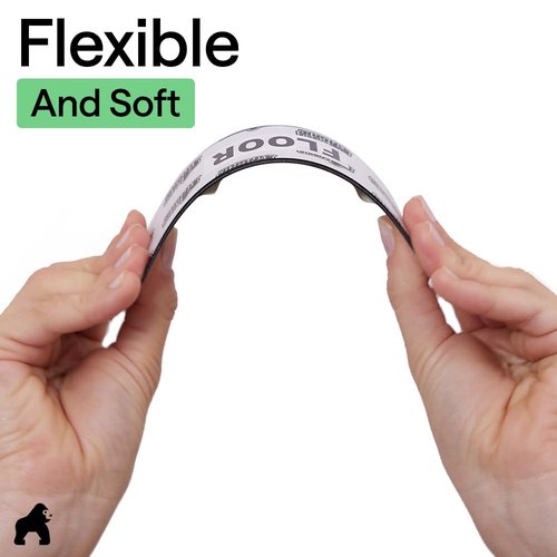 GORILLA GRIP Rug Gripper Pads, 12 pc Reusable Double-Sided Stickers Keep Area Rugs Corners Flat, Grips Hardwood, Tile and Laminate Floors, Renter Friendly, Holds Down Carpet in Place, Home Décor