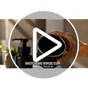 Matte Black Glass Soap Dispenser and Toothbrush Cup Set - Stable, Stylish Bathroom Accessory