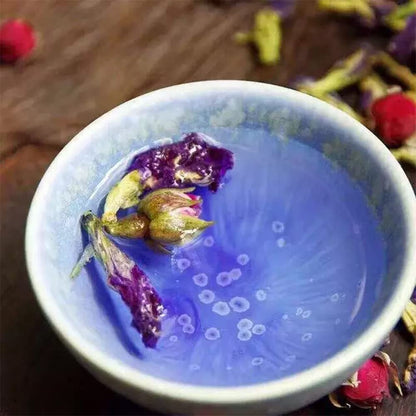 MiralandBerry Dried Butterfly Pea Flowers, (2.8Oz), Premium Quality Thai Herbal Tea, Ideal for Tea Desserts Beverage