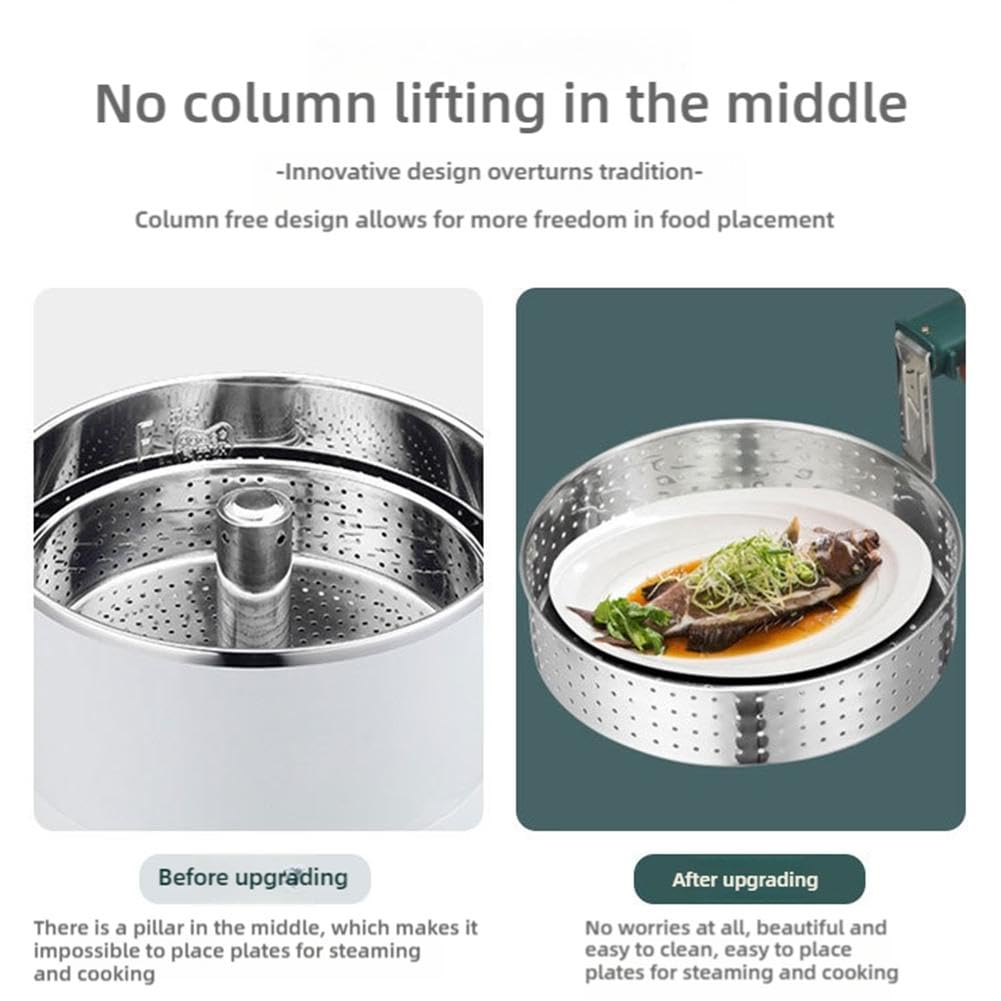 Low Sugar Rice Cooker,Lifting Sugar Removal Rice Cooker with Fast Cooking,Intelligent Stainless Steel Rice Cooker,Rice Cooker with Fast Heating Speed,Touch Control for Family Use