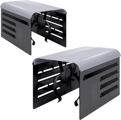 RunNico Pool Pump Covers - 2 Pack Adjustable ABS Motor Covers for Above Ground Protection
