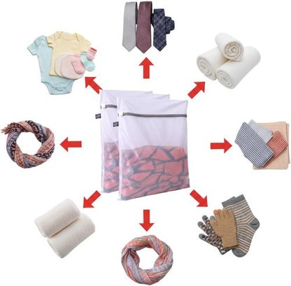 Kimmama Lingerie Bags - Mesh Laundry Bags for Delicates | Ideal for Washing Clothes, Socks, and More - 3-Pack