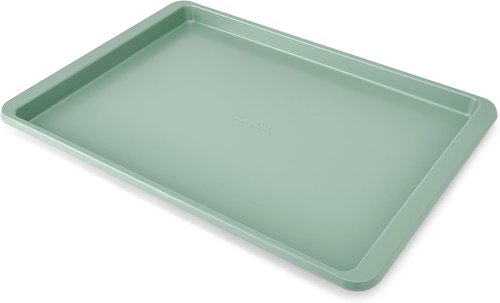 KitchenAid Nonstick Baking Sheet - Swiss Engineered Aluminized Steel, Dishwasher Safe, 13x18 Inch, Cardamom