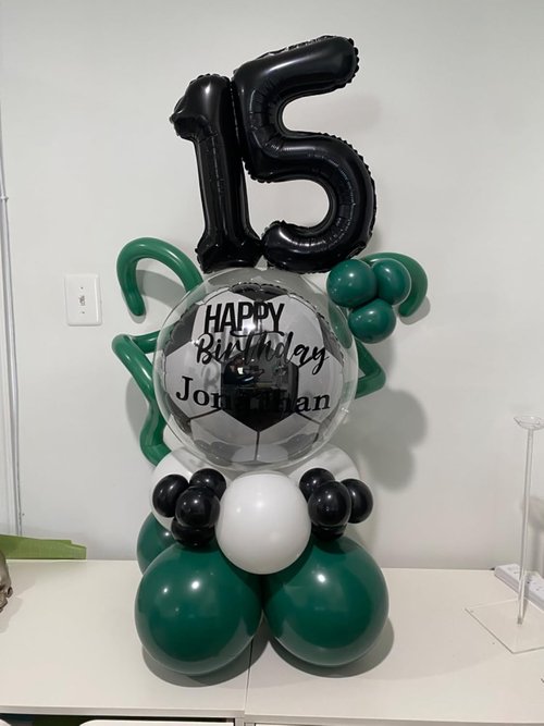 Balloon Numbers - 40 Inch Black Number Balloons for 5th Birthday & Wedding Decor | Set of 5