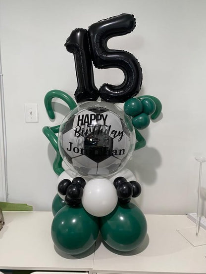 Balloon Numbers - 40 Inch Black Number Balloons for 5th Birthday & Wedding Decor | Set of 5
