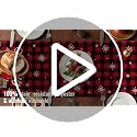 Artscope Christmas Tree Table Runner Red 13x36 Inch Holiday Kitchen Decor