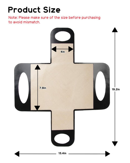 Reusable Silicone Bread Loaf Pan Liner, Food-Grade Silicone Bread Sling, Loaf Pan Lifters - Non-Stick & Easy Clean Dough Transfer Tool with 4 Handles - Best Fits 9x5" or 1.5lb Loaf Pans - Pack of 2