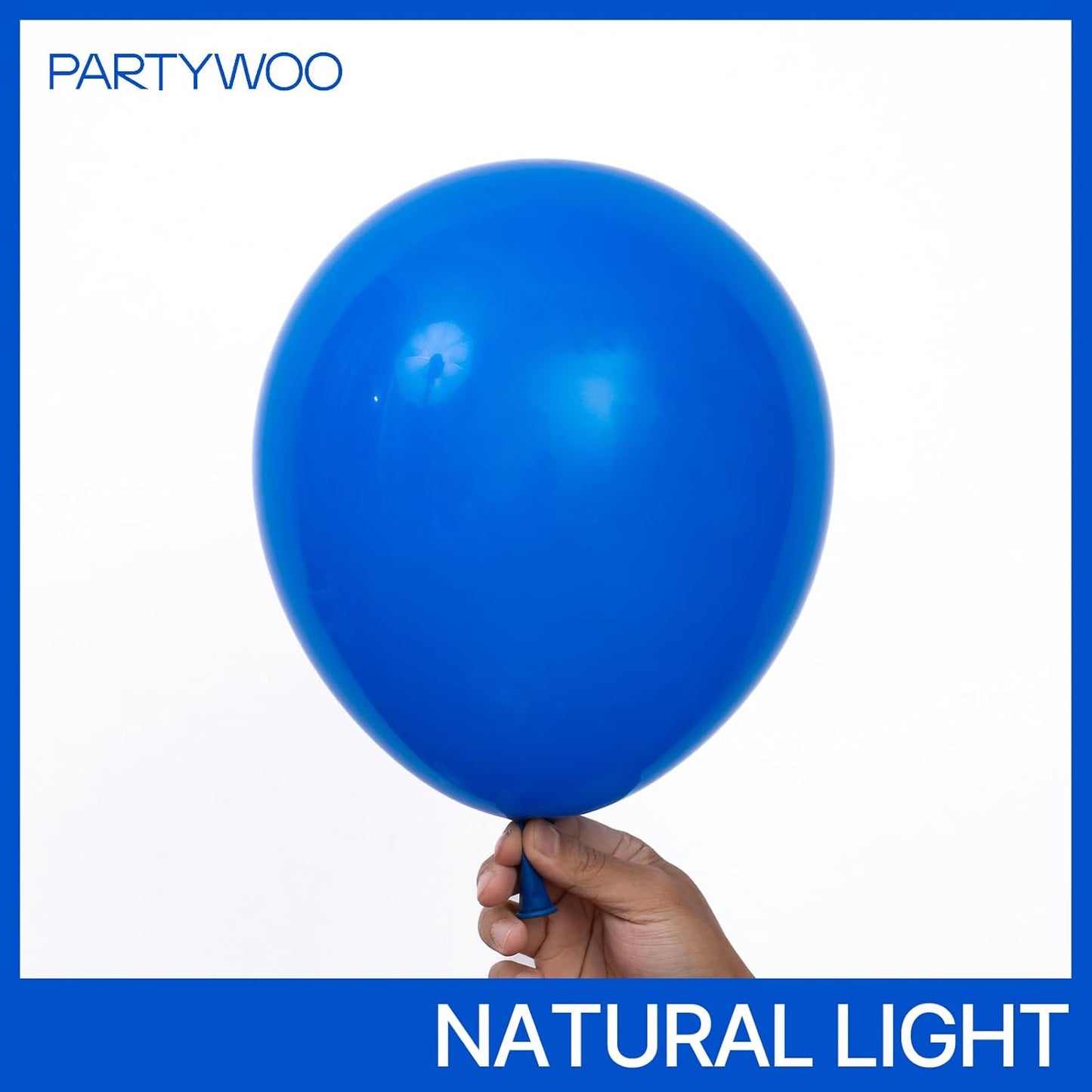 PartyWoo Royal Blue Balloons - 140-Piece Arch Kit for Baby Shower & Graduation | Various Sizes 5-12 Inch