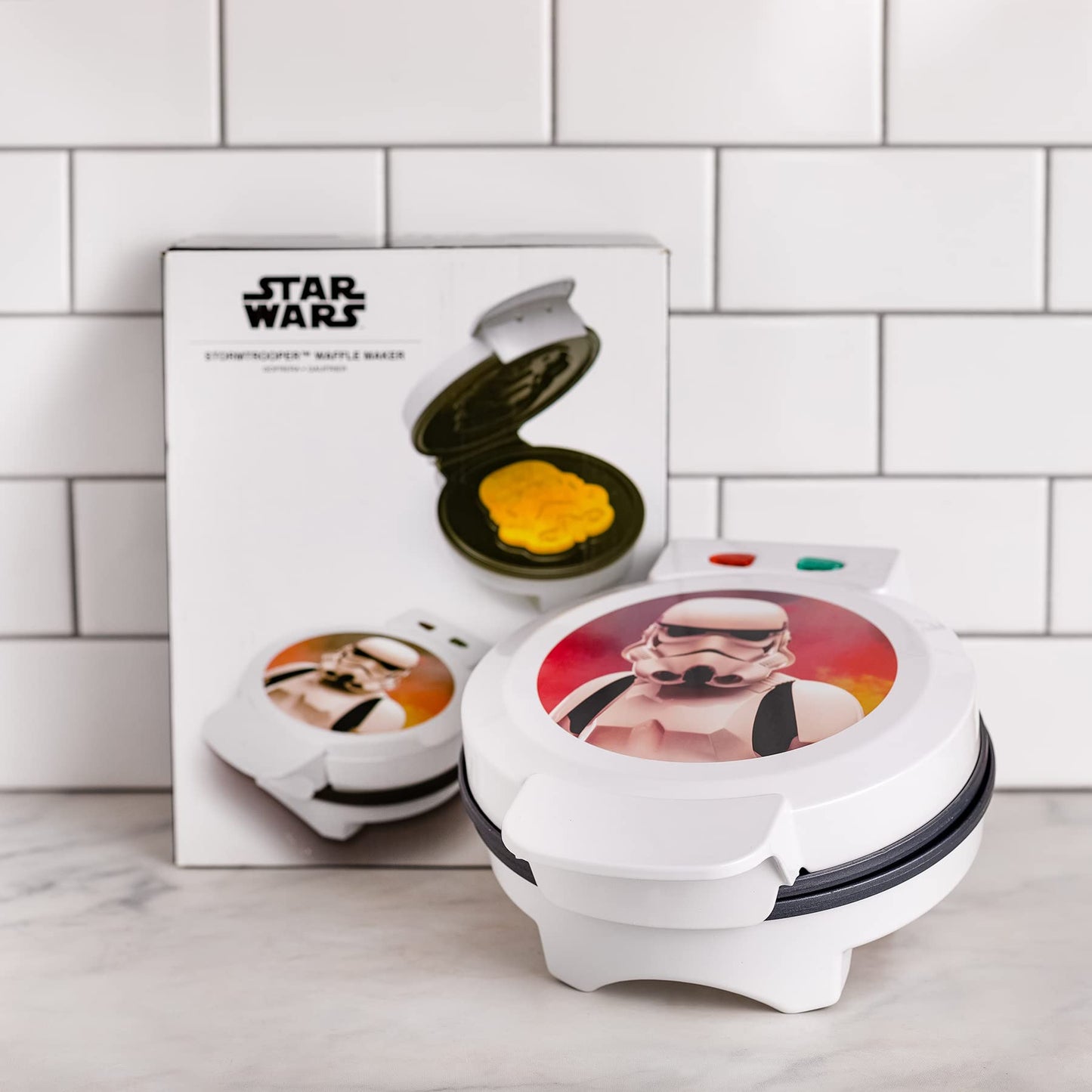 Star Wars Stormtrooper Waffle Maker- Star Wars Icon On Your Waffles- Waffle Iron