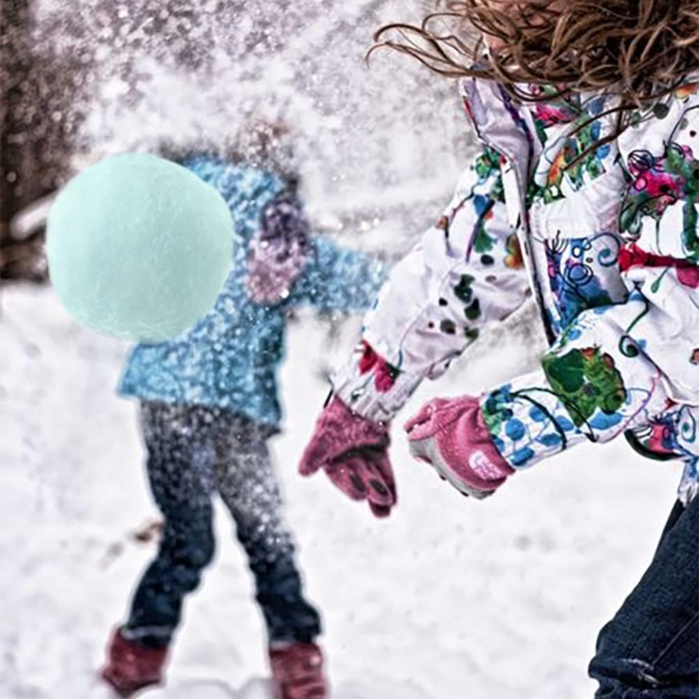 Skiennix 30 Pack Snow Fighting Balls - Plush Indoor Christmas Snowballs for Fun Playtime Decor