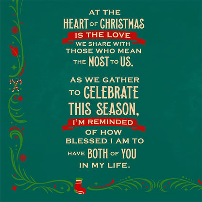Prime Greetings Christmas Card for Brother and Sister-In-Law - Eco-Friendly, Thick Card Stock, 5in x 7.75in