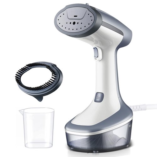 YIKA Steamer for Clothes, 30s Heat Up, 300ml Water Tank, Portable Garment & Clothing Wrinkle Remover, Travel Steam Iron with 25 Minutes Continuous Steam for All Kinds of Fabrics