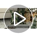 18x18 Inch Christmas Tree Stars Black Cat Throw Pillow Cover Winter Holiday Decor