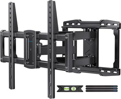 USX STAR Full Motion TV Wall Mount Bracket - Fits 37-90 Inch TVs, Swivel & Tilt, Max VESA 600x400mm, Holds 132lbs