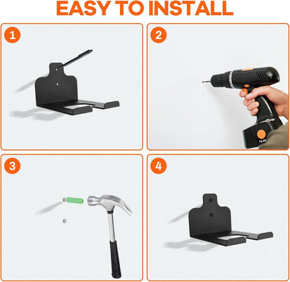 Weedeater Wall-Mounted Hanger - Garden Tool Holder for Weed Whackers & Trimmers | 1 Pack