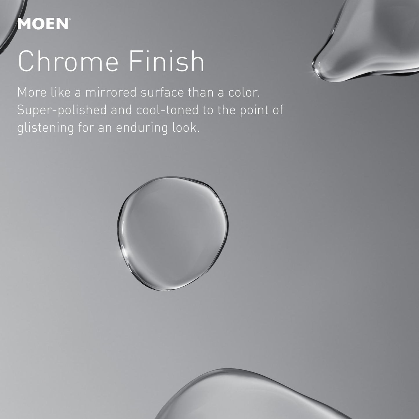 Moen Gibson Chrome Posi-Temp Pressure-Balancing Modern Valve Handle Only Trim, Valve Required, T2901