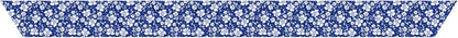 Skiennix Wreath Sash - Reversible Chinoiserie Decor for Monogram Garland | 2 Pcs Blue Style