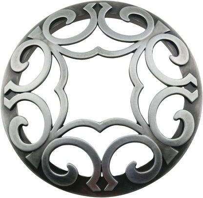 Skiennix Candle Cover - Elegant Silver Tone Aluminum Alloy Toppers for Scented Candle Jars | Perfect Gift Accessory