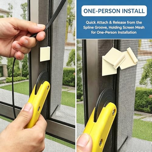 Heavy Duty Screen Retainer Clips for Aluminum Frames - 20 Pieces