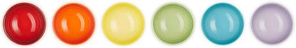 Le Creuset Pinch Bowls Set of 6 - 2 Oz Multi-Color Ceramic Bowls for Cooking & Serving